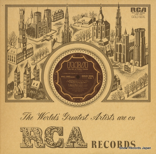 CASALS, PABLO the art of pablo casals RVC-1563(M)