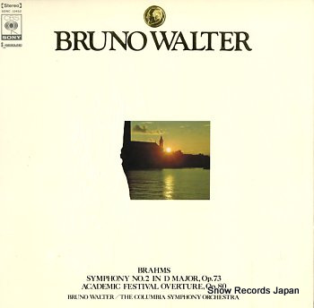 WALTER, BRUNO brahms; symphony no.2 in d major, op.73 SONC10452