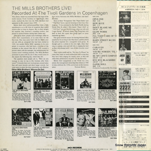MILLS BROTHERS, THE live! VIM-5592