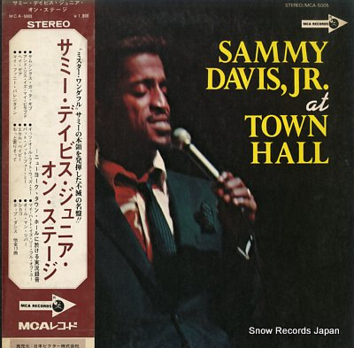 DAVIS, SAMMY, JR. sammy davis jr., at town hall MCA-5005