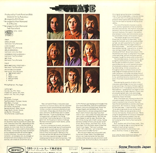 CHASE chase EPIA53001 - back cover