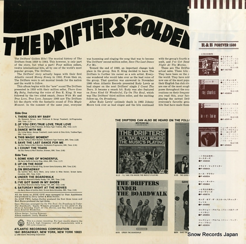 DRIFTERS, THE the drifters' golden hits P-4579A