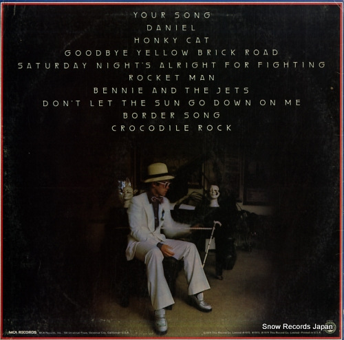 ȥ󡦥 elton john's greatest hits MCA2128