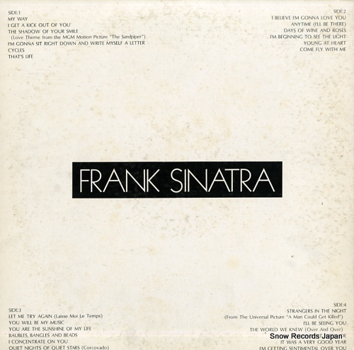 ե󥯡ʥȥ frank sinatra P-5522R