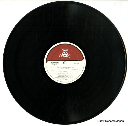 PIERLOT, PIERRE mozart; cinq divertimentos REM-1003-RE