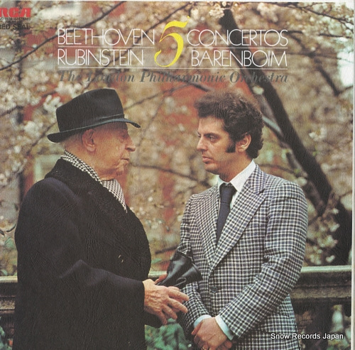 RUBINSTEIN, ARTUR beethoven; 5 concertos RVC-7536-40