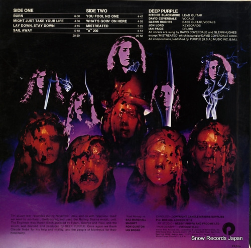 DEEP PURPLE burn P-10104W