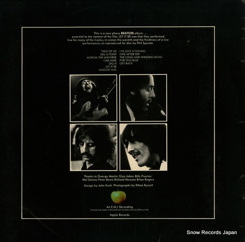 BEATLES, THE let it be PCS7096