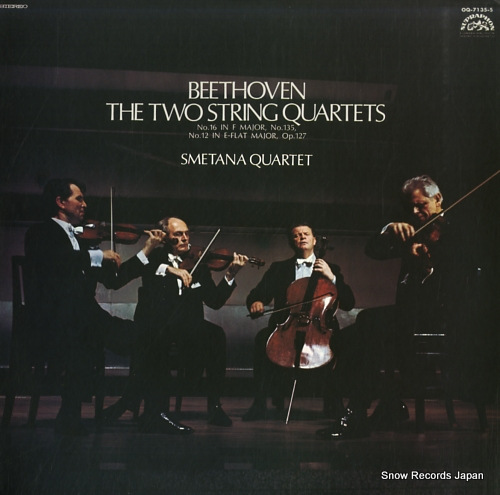 SMETANA QUARTET beethoven; the two string quartets no.12 no.16 OQ-7135-S