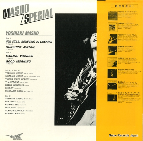 MASUO, YOSHIAKI masuo special K15P-6041