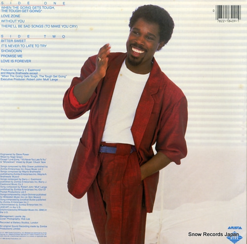 OCEAN, BILLY love zone JL8-8409