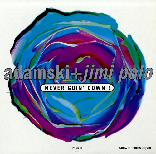 ADAMSKI AND JIMI POLO never goin' down MCA12-54283 - front cover