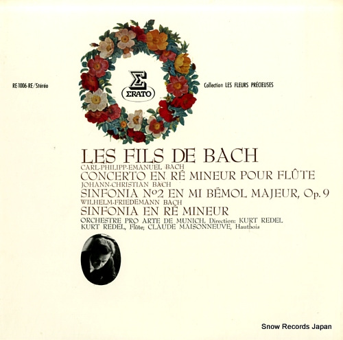 REDEL, KURT les fils de bach RE-1006-RE - front cover