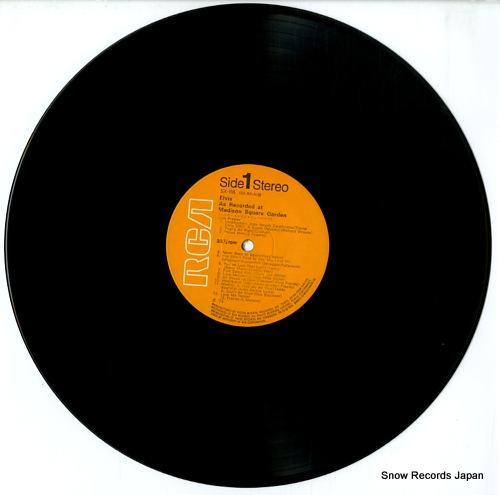 PRESLEY, ELVIS elvis as recorded at madison square garden SX-86