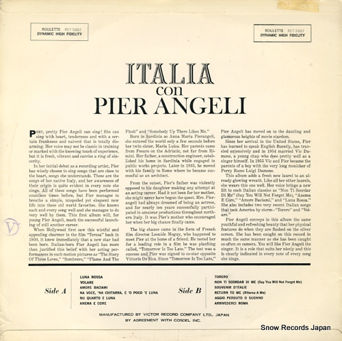 ANGELI, PIER italia con pier angeli RET-5002