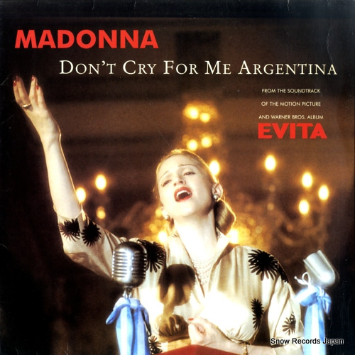 MADONNA don't cry for me argentina 9362-43830-0