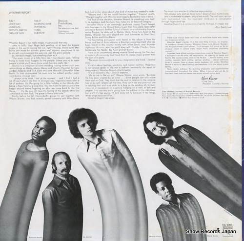 WEATHER REPORT weather report PC30661