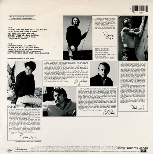 BEACH BOYS, THE california girls DN-16017