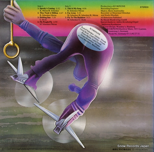 SCORPIONS fly to the rainbow RVP-6089