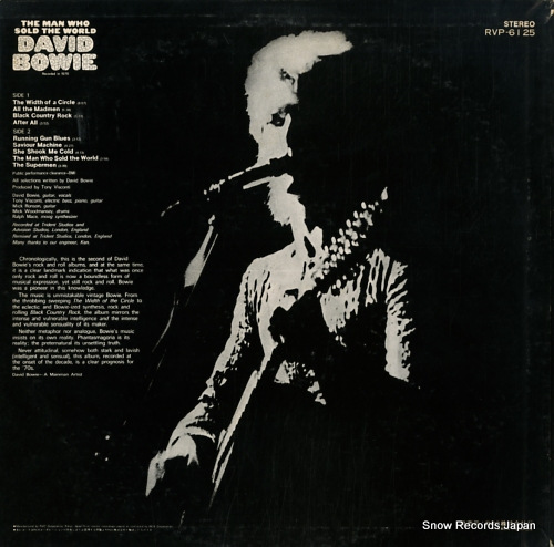 BOWIE, DAVID the man who sold the world RVP-6125