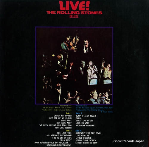 ROLLING STONES, THE live! the rolling stones deluxe SL226/7