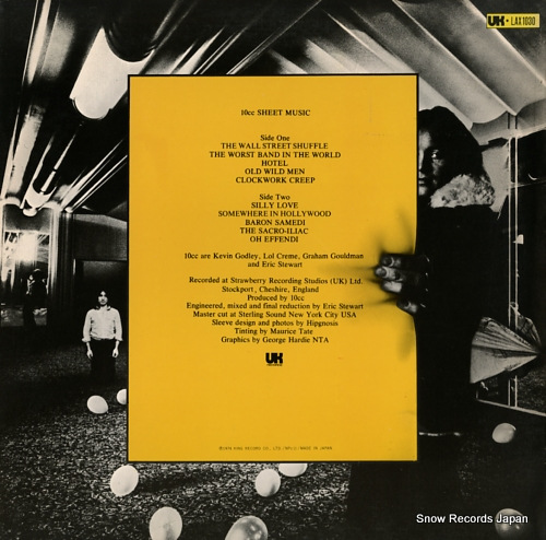 10CC sheet music LAX1030