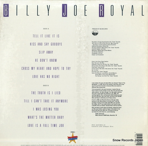 ROYAL, BILLY JOE tell it like it is 91064-1