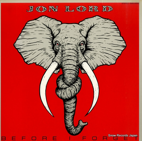 LORD, JON before i forget EMS-81516