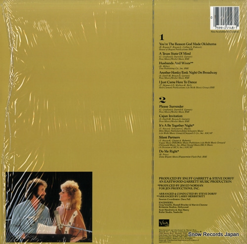 FRIZZELL, DAVID, AND SHELLY WEST golden duets (the best of frizzell & west) 25148-1