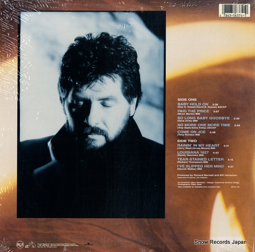 SONNIER, JO-EL come on joe 6374-1-R - back cover