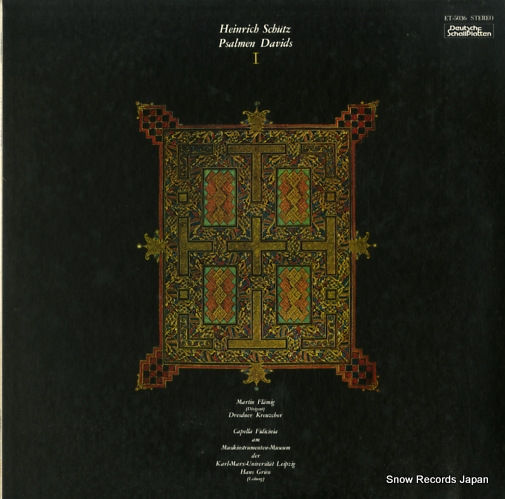 FLAMIG, MARTIN heinrih schutz; psalmen davids i ET-5036