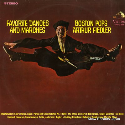 FIEDLER, ARTHUR favorite dances and marches SHP-2345