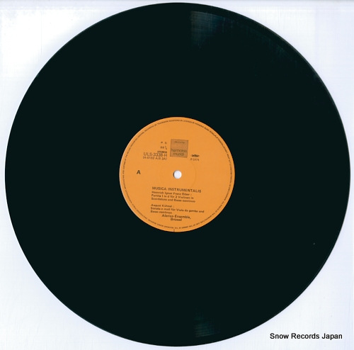 ALARIUS-ENSEMBLE, BRUSSEL musica instrumantalis ULX-3125-H