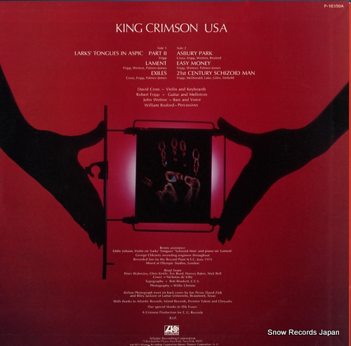 KING CRIMSON usa P-10350A