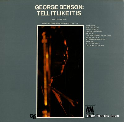 BENSON, GEORGE tell it like it is SP3020
