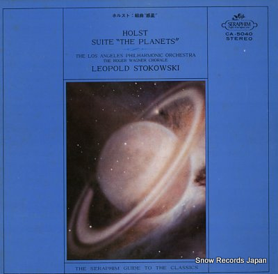 STOKOWSKI, LEOPOLD holst; suite the planets CA.5040