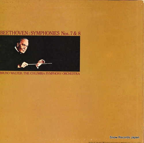 WALTER, BRUNO beethoven; symphonies nos.7 & 8 SOCL1074