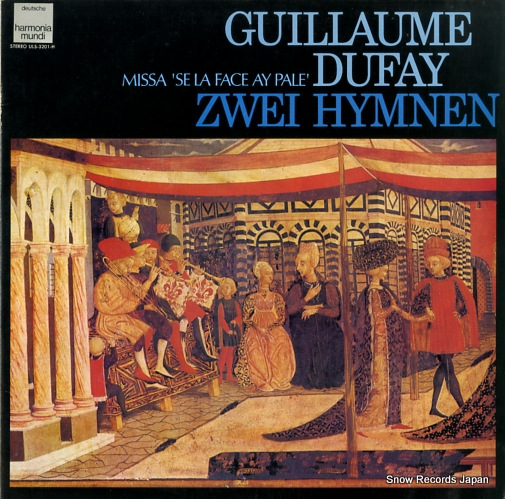TOLZER KNABENCHOR dufay; missa sela face ay pale zu 4 stimmen ULS-3201-H
