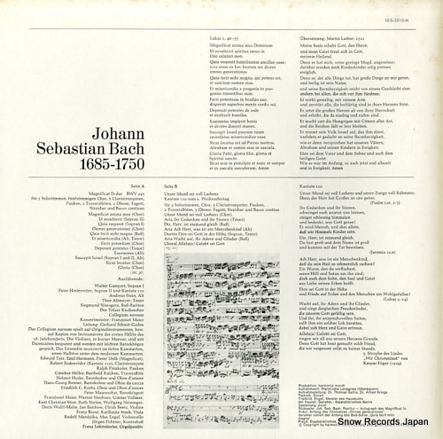 TOLZER KNABENCHOR bach; unser mund sei voll lachens ULS-3210-H - back cover