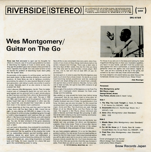 MONTGOMERY, WES guitar on the go SMJ-6168
