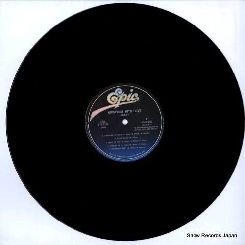HEART greatest hits/live 40.3P-250