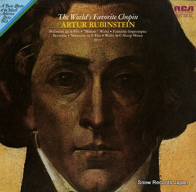 RUBINSTEIN, ARTUR the world's favorite chopin LSC-3322