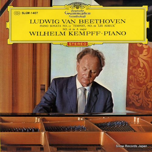 KEMPFF, WILHELM beethoven; piano sonata no.17 