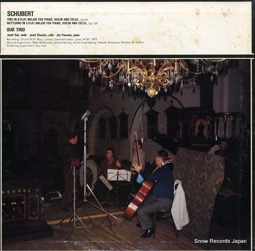 SUK TRIO schubert; trio in b flat major, op.99 OX-7043-ND