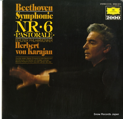 KARAJAN, HERBERT VON beethoven; symphony no.6 pastorale 20MG0310
