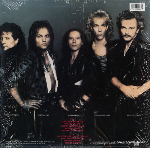 SCORPIONS savage amusement 832-963-1