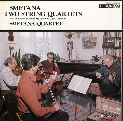 SMETANA QUARTET smetana; two string quartets OX-7049-ND