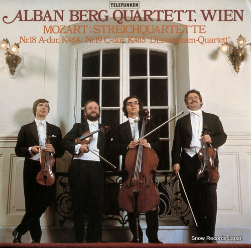 ALBAN BERG QUARTETT, WIEN mozart; streichquartette no.18, no.19