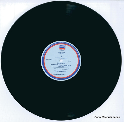 PERLMAN, ITZHAK beethoven; violin sonatas no.9 kreutzer & no.5-spring L18C5015
