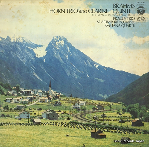 PRAGUE TRIO brahms; horn trio and clarinet quintet OP-7010-S